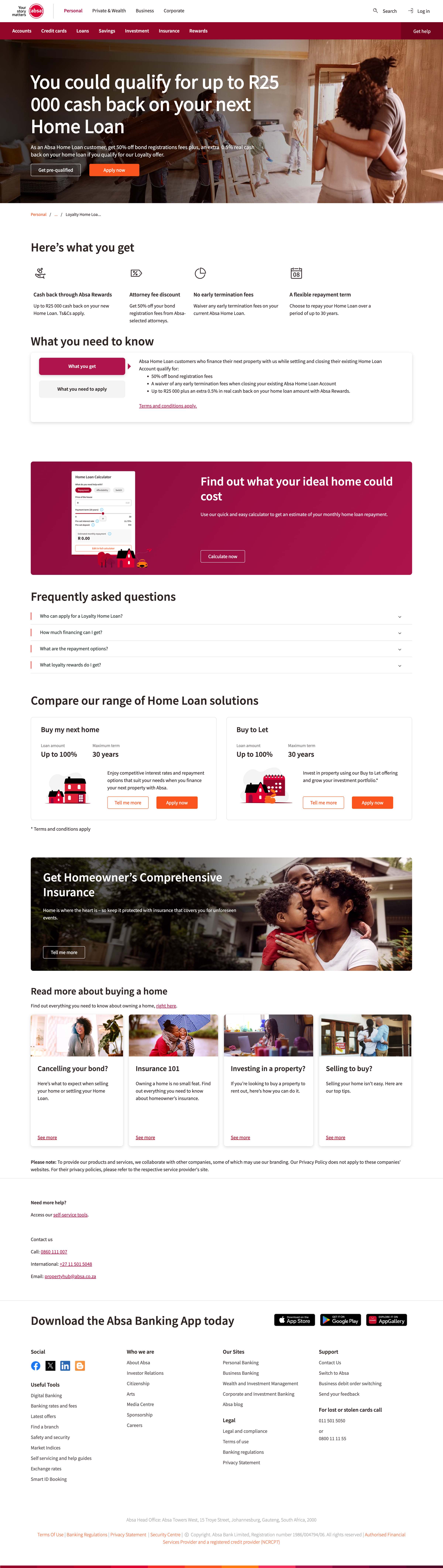 Loyalty home loan