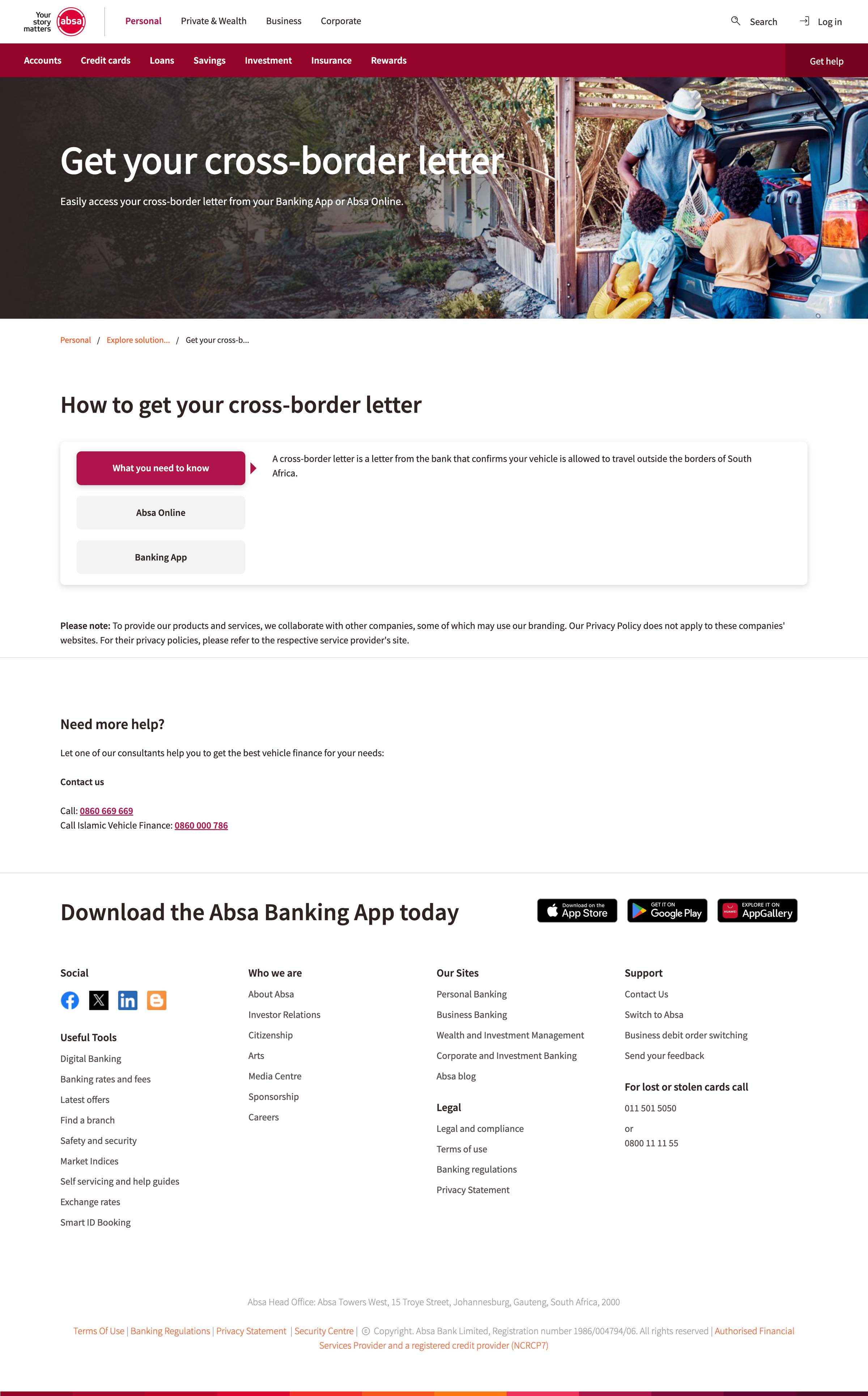 Cross-border letter